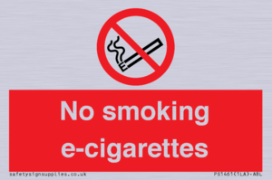 PS1461: no smoking e-cigarettes