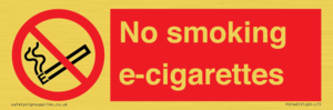 PS1461: no smoking e-cigarettes