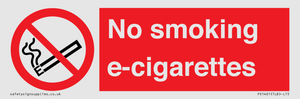 PS1461: no smoking e-cigarettes