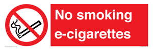 PS1461: no smoking e-cigarettes