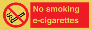 PS1461: no smoking e-cigarettes