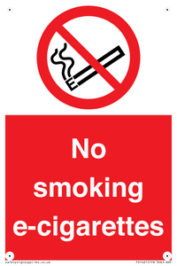 PS1461: no smoking e-cigarettes