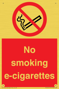 PS1461: no smoking e-cigarettes