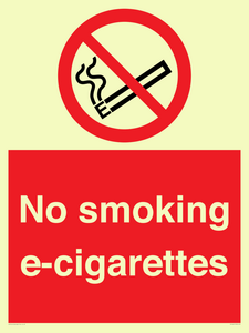 PS1461: no smoking e-cigarettes
