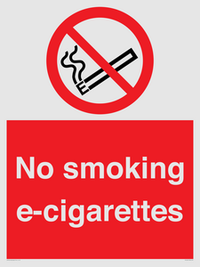 PS1461: no smoking e-cigarettes