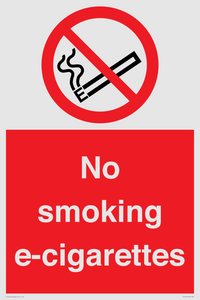 PS1461: no smoking e-cigarettes