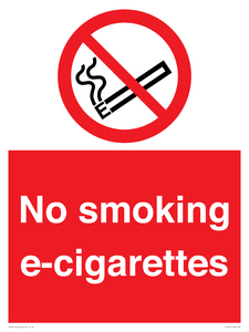 PS1461: no smoking e-cigarettes