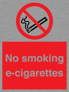 PS1461: no smoking e-cigarettes