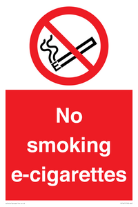 PS1461: no smoking e-cigarettes