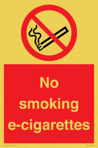 PS1461: no smoking e-cigarettes
