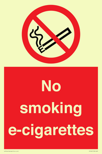 PS1461: no smoking e-cigarettes
