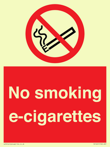 PS1461: no smoking e-cigarettes