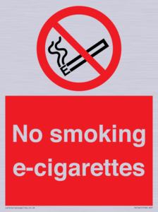 PS1461: no smoking e-cigarettes