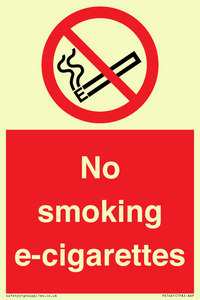 PS1461: no smoking e-cigarettes