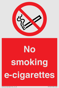PS1461: no smoking e-cigarettes