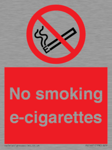 PS1461: no smoking e-cigarettes