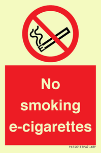 PS1461: no smoking e-cigarettes
