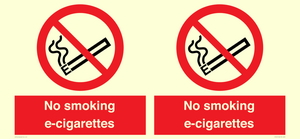 PS1461: no smoking e-cigarettes
