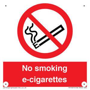 PS1461: no smoking e-cigarettes