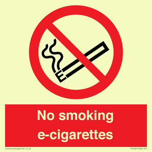 PS1461: no smoking e-cigarettes