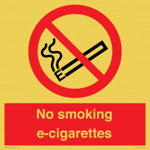 PS1461: no smoking e-cigarettes