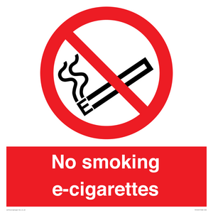 PS1461: no smoking e-cigarettes
