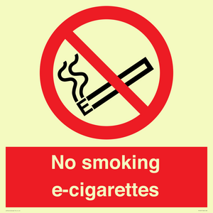 PS1461: no smoking e-cigarettes