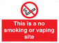 PS15305: This is a no smoking or vaping site