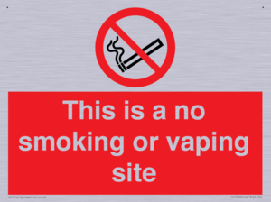PS15305: This is a no smoking or vaping site