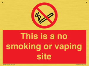 PS15305: This is a no smoking or vaping site