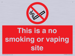 PS15305: This is a no smoking or vaping site