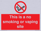 PS15305: This is a no smoking or vaping site