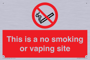 PS15305: This is a no smoking or vaping site