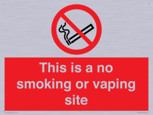PS15305: This is a no smoking or vaping site