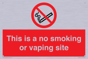 PS15305: This is a no smoking or vaping site