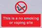 PS15305: This is a no smoking or vaping site