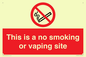 PS15305: This is a no smoking or vaping site