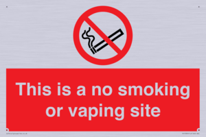 PS15305: This is a no smoking or vaping site