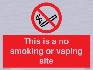 PS15305: This is a no smoking or vaping site