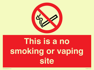 PS15305: This is a no smoking or vaping site