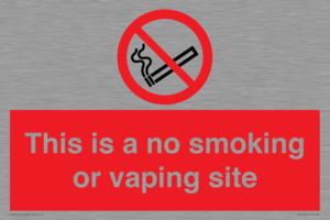 PS15305: This is a no smoking or vaping site