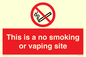 PS15305: This is a no smoking or vaping site