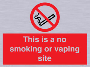 PS15305: This is a no smoking or vaping site