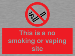 PS15305: This is a no smoking or vaping site