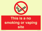 PS15305: This is a no smoking or vaping site