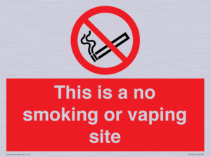 PS15305: This is a no smoking or vaping site