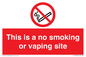 PS15305: This is a no smoking or vaping site
