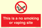 PS15305: This is a no smoking or vaping site