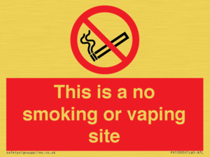 PS15305: This is a no smoking or vaping site