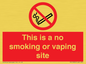 PS15305: This is a no smoking or vaping site